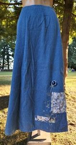 Vintage denim skirt